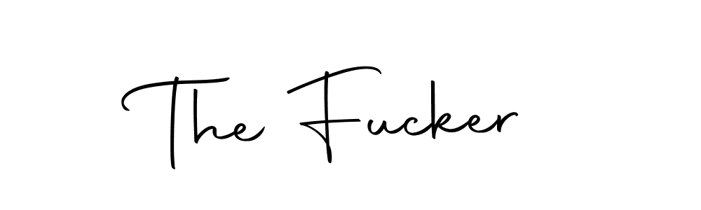 Design your own signature with our free online signature maker. With this signature software, you can create a handwritten (Autography-DOLnW) signature for name The Fucker. The Fucker signature style 10 images and pictures png