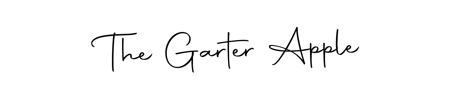 This is the best signature style for the The Garter Apple name. Also you like these signature font (Autography-DOLnW). Mix name signature. The Garter Apple signature style 10 images and pictures png