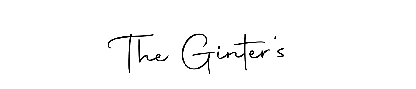 Design your own signature with our free online signature maker. With this signature software, you can create a handwritten (Autography-DOLnW) signature for name The Ginter’s. The Ginter’s signature style 10 images and pictures png