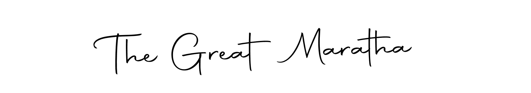 Make a beautiful signature design for name The Great Maratha. Use this online signature maker to create a handwritten signature for free. The Great Maratha signature style 10 images and pictures png