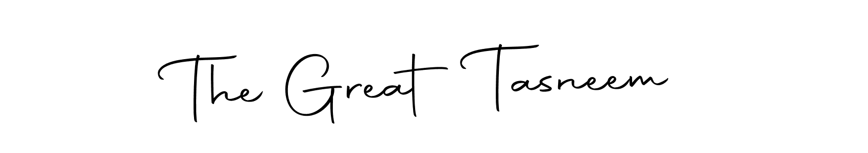 The best way (Autography-DOLnW) to make a short signature is to pick only two or three words in your name. The name The Great Tasneem include a total of six letters. For converting this name. The Great Tasneem signature style 10 images and pictures png
