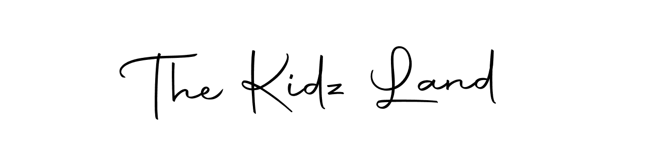 Create a beautiful signature design for name The Kidz Land. With this signature (Autography-DOLnW) fonts, you can make a handwritten signature for free. The Kidz Land signature style 10 images and pictures png