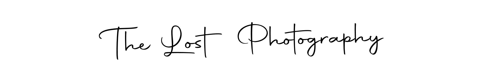 Design your own signature with our free online signature maker. With this signature software, you can create a handwritten (Autography-DOLnW) signature for name The Lost Photography. The Lost Photography signature style 10 images and pictures png