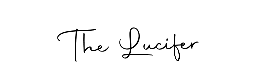 Use a signature maker to create a handwritten signature online. With this signature software, you can design (Autography-DOLnW) your own signature for name The Lucifer. The Lucifer signature style 10 images and pictures png