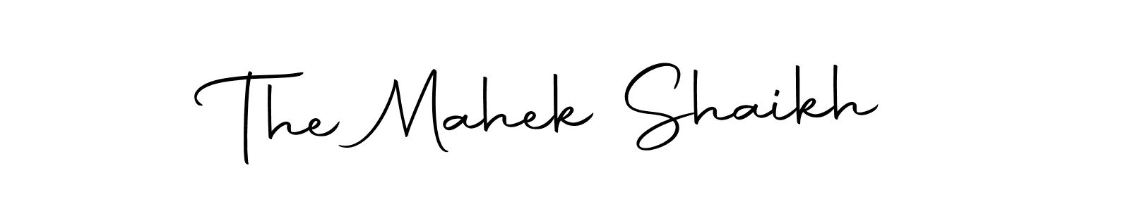 How to make The Mahek Shaikh signature? Autography-DOLnW is a professional autograph style. Create handwritten signature for The Mahek Shaikh name. The Mahek Shaikh signature style 10 images and pictures png