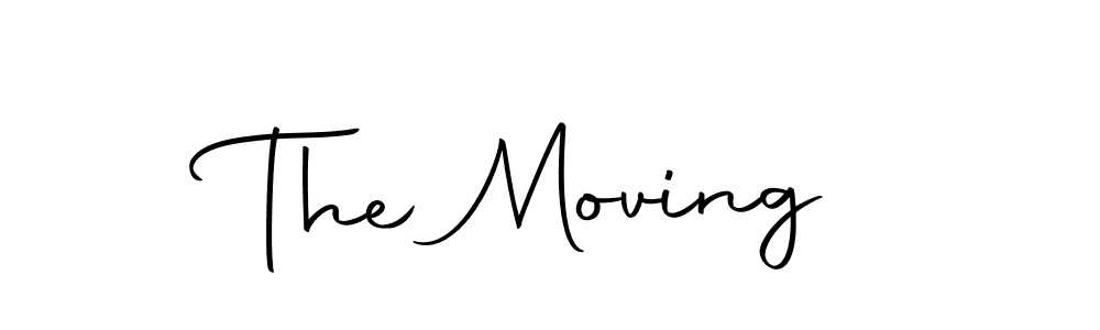 Create a beautiful signature design for name The Moving. With this signature (Autography-DOLnW) fonts, you can make a handwritten signature for free. The Moving signature style 10 images and pictures png