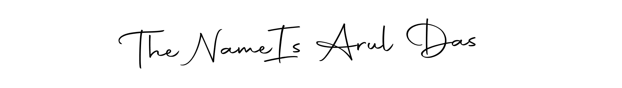 Make a beautiful signature design for name The Name  Is Arul Das. With this signature (Autography-DOLnW) style, you can create a handwritten signature for free. The Name  Is Arul Das signature style 10 images and pictures png