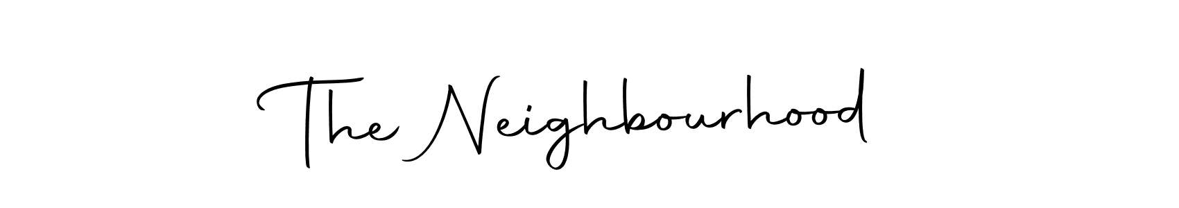 Create a beautiful signature design for name The Neighbourhood. With this signature (Autography-DOLnW) fonts, you can make a handwritten signature for free. The Neighbourhood signature style 10 images and pictures png