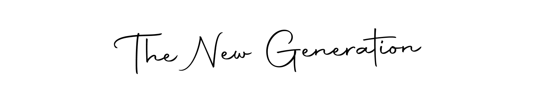 The New Generation stylish signature style. Best Handwritten Sign (Autography-DOLnW) for my name. Handwritten Signature Collection Ideas for my name The New Generation. The New Generation signature style 10 images and pictures png