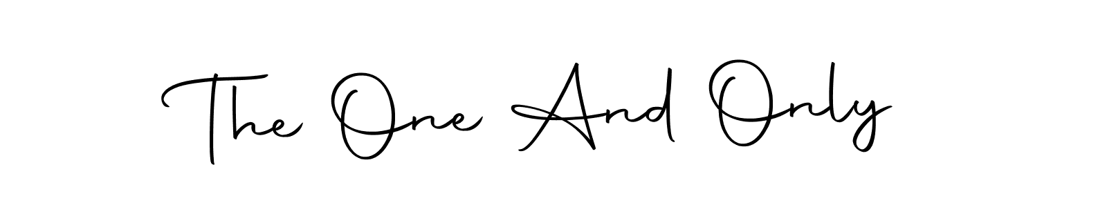 It looks lik you need a new signature style for name The One And Only. Design unique handwritten (Autography-DOLnW) signature with our free signature maker in just a few clicks. The One And Only signature style 10 images and pictures png