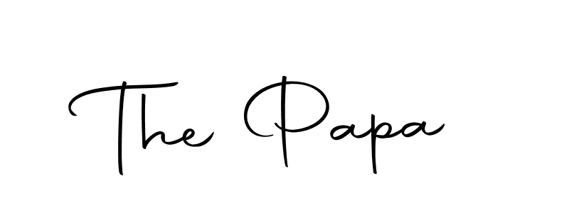 Make a short The Papa signature style. Manage your documents anywhere anytime using Autography-DOLnW. Create and add eSignatures, submit forms, share and send files easily. The Papa signature style 10 images and pictures png