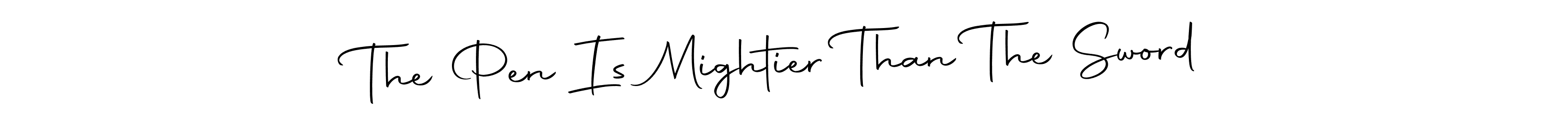 Also we have The Pen Is Mightier Than The Sword name is the best signature style. Create professional handwritten signature collection using Autography-DOLnW autograph style. The Pen Is Mightier Than The Sword signature style 10 images and pictures png