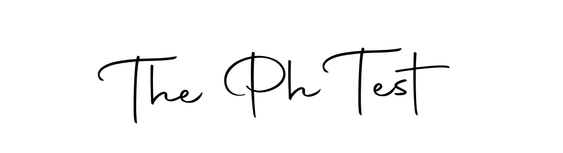 You should practise on your own different ways (Autography-DOLnW) to write your name (The Ph Test) in signature. don't let someone else do it for you. The Ph Test signature style 10 images and pictures png