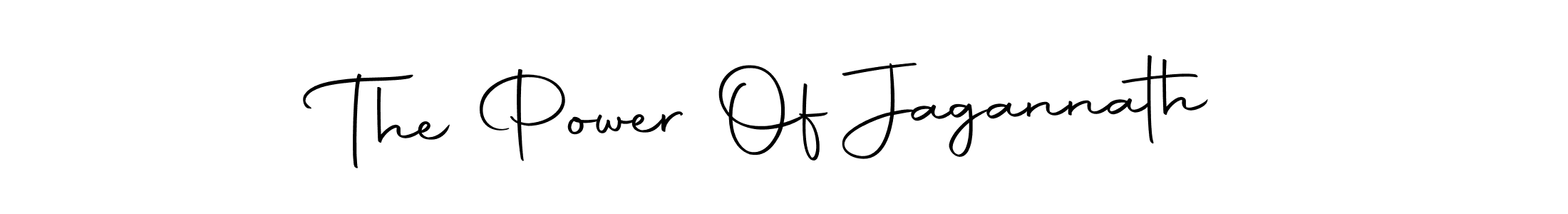 Make a beautiful signature design for name The Power Of Jagannath. Use this online signature maker to create a handwritten signature for free. The Power Of Jagannath signature style 10 images and pictures png