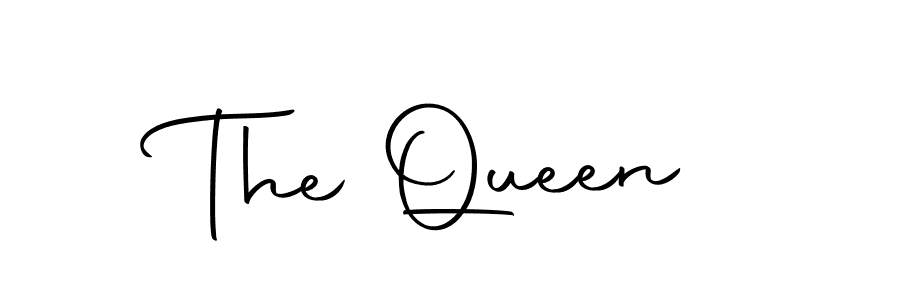 Make a beautiful signature design for name The Queen. With this signature (Autography-DOLnW) style, you can create a handwritten signature for free. The Queen signature style 10 images and pictures png