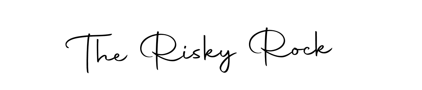 The best way (Autography-DOLnW) to make a short signature is to pick only two or three words in your name. The name The Risky Rock include a total of six letters. For converting this name. The Risky Rock signature style 10 images and pictures png