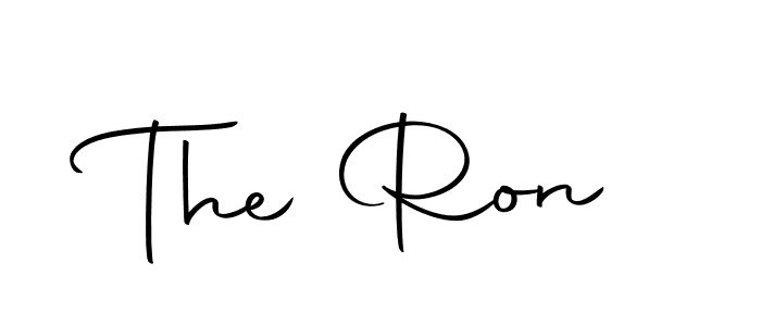 How to make The Ron signature? Autography-DOLnW is a professional autograph style. Create handwritten signature for The Ron name. The Ron signature style 10 images and pictures png