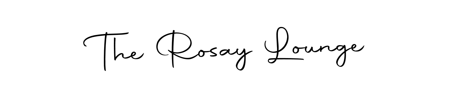 Use a signature maker to create a handwritten signature online. With this signature software, you can design (Autography-DOLnW) your own signature for name The Rosay Lounge. The Rosay Lounge signature style 10 images and pictures png