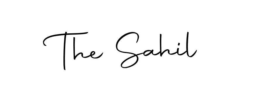 How to make The Sahil name signature. Use Autography-DOLnW style for creating short signs online. This is the latest handwritten sign. The Sahil signature style 10 images and pictures png