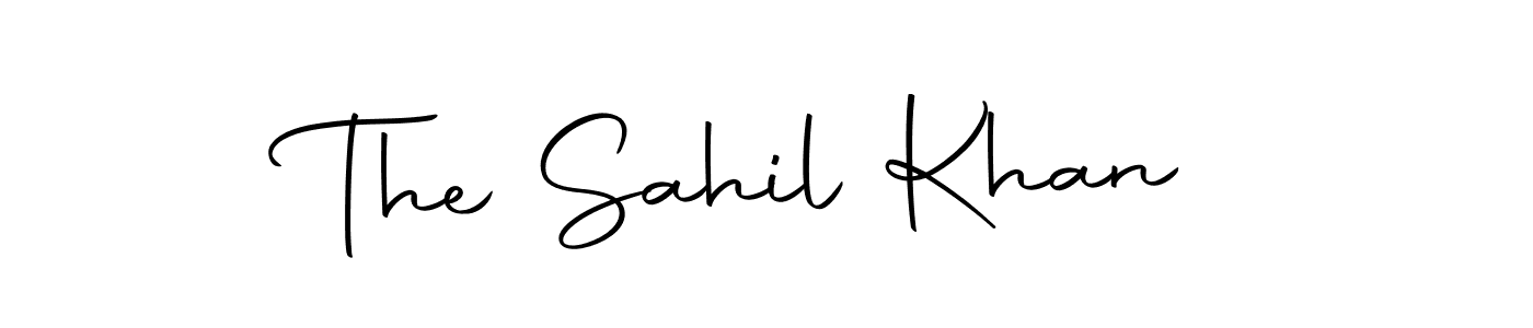 The best way (Autography-DOLnW) to make a short signature is to pick only two or three words in your name. The name The Sahil Khan include a total of six letters. For converting this name. The Sahil Khan signature style 10 images and pictures png
