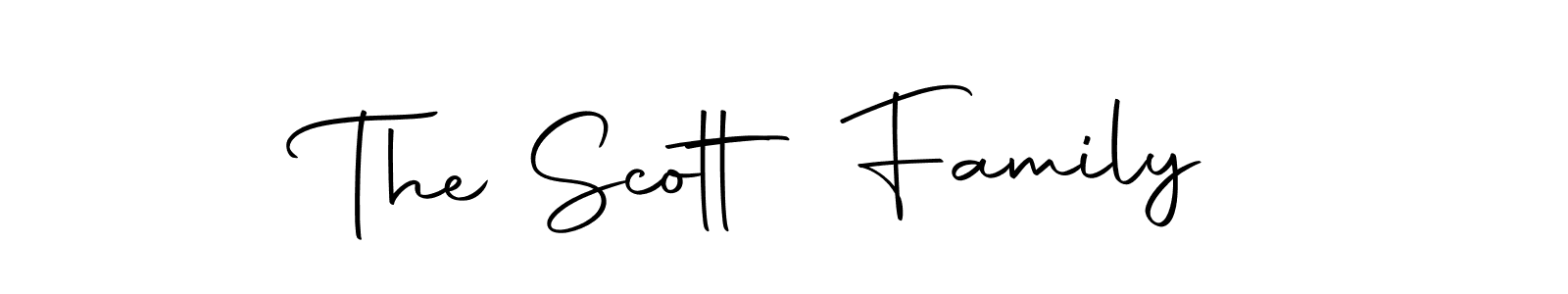 The best way (Autography-DOLnW) to make a short signature is to pick only two or three words in your name. The name The Scott Family include a total of six letters. For converting this name. The Scott Family signature style 10 images and pictures png