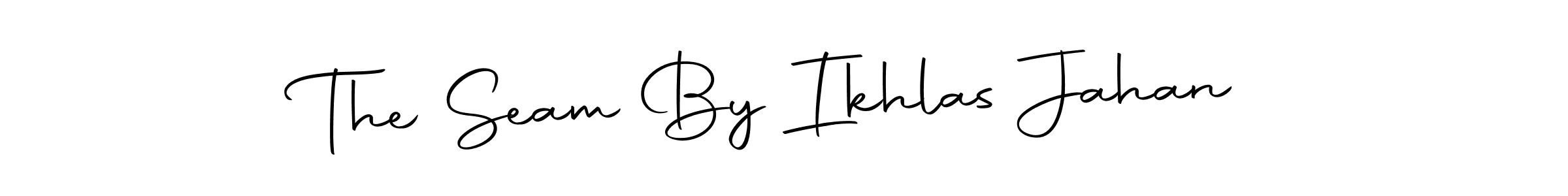 How to make The Seam By Ikhlas Jahan signature? Autography-DOLnW is a professional autograph style. Create handwritten signature for The Seam By Ikhlas Jahan name. The Seam By Ikhlas Jahan signature style 10 images and pictures png