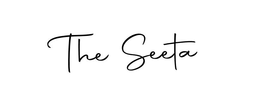 Use a signature maker to create a handwritten signature online. With this signature software, you can design (Autography-DOLnW) your own signature for name The Seeta. The Seeta signature style 10 images and pictures png