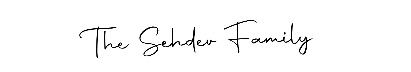 Use a signature maker to create a handwritten signature online. With this signature software, you can design (Autography-DOLnW) your own signature for name The Sehdev Family. The Sehdev Family signature style 10 images and pictures png