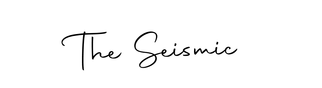 This is the best signature style for the The Seismic name. Also you like these signature font (Autography-DOLnW). Mix name signature. The Seismic signature style 10 images and pictures png