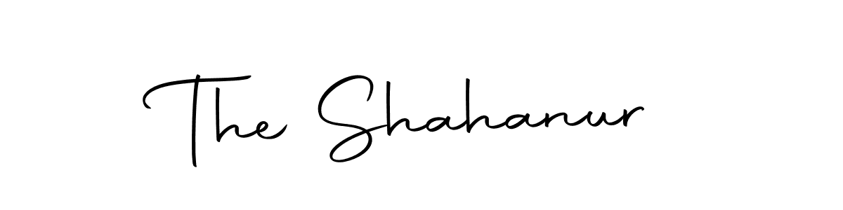 How to make The Shahanur signature? Autography-DOLnW is a professional autograph style. Create handwritten signature for The Shahanur name. The Shahanur signature style 10 images and pictures png