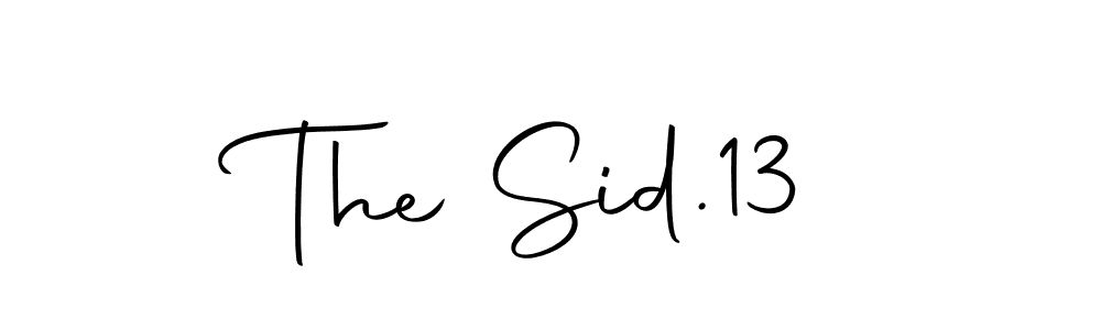 How to make The Sid.13 signature? Autography-DOLnW is a professional autograph style. Create handwritten signature for The Sid.13 name. The Sid.13 signature style 10 images and pictures png