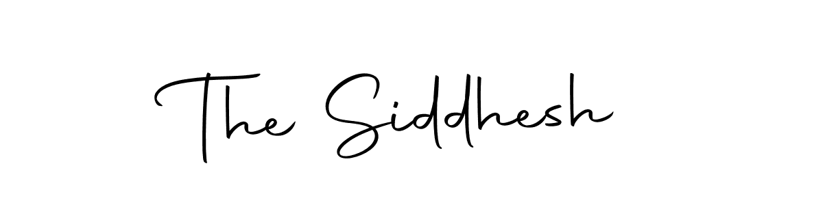 Create a beautiful signature design for name The Siddhesh. With this signature (Autography-DOLnW) fonts, you can make a handwritten signature for free. The Siddhesh signature style 10 images and pictures png
