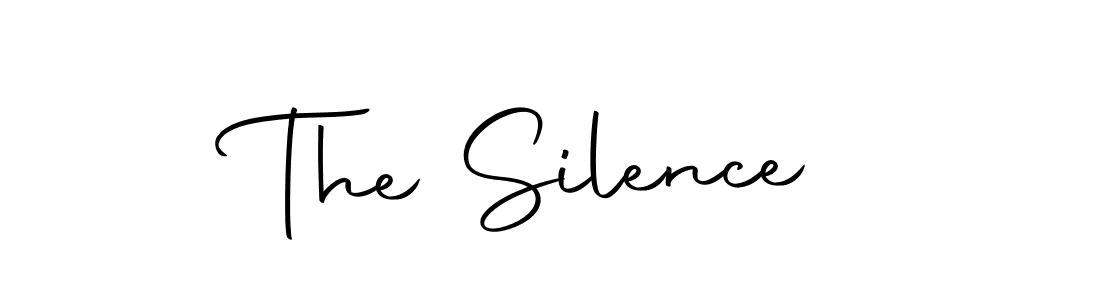 How to make The Silence signature? Autography-DOLnW is a professional autograph style. Create handwritten signature for The Silence name. The Silence signature style 10 images and pictures png