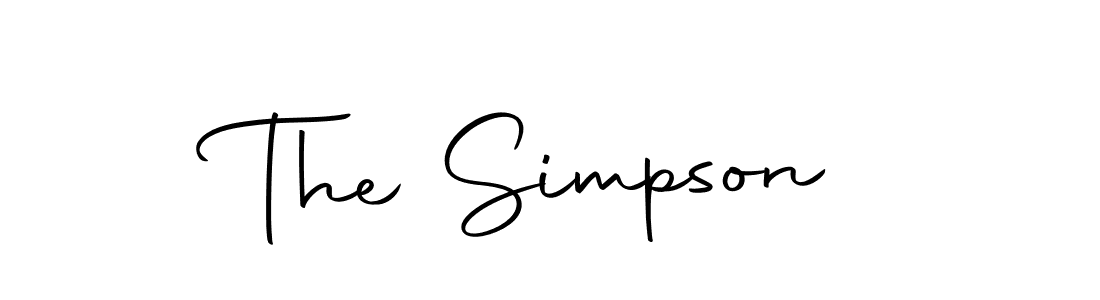 Create a beautiful signature design for name The Simpson. With this signature (Autography-DOLnW) fonts, you can make a handwritten signature for free. The Simpson signature style 10 images and pictures png