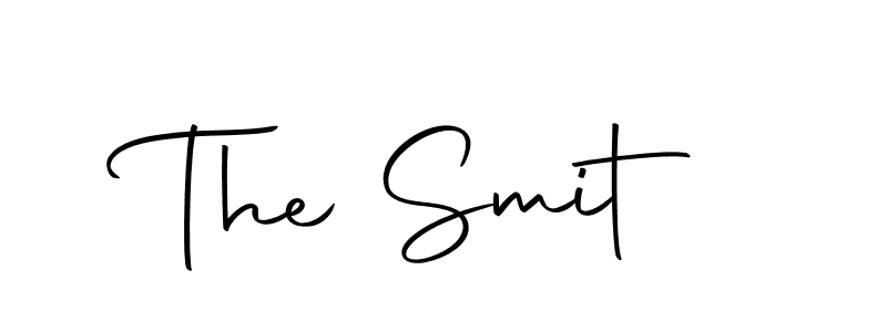 Design your own signature with our free online signature maker. With this signature software, you can create a handwritten (Autography-DOLnW) signature for name The Smit. The Smit signature style 10 images and pictures png