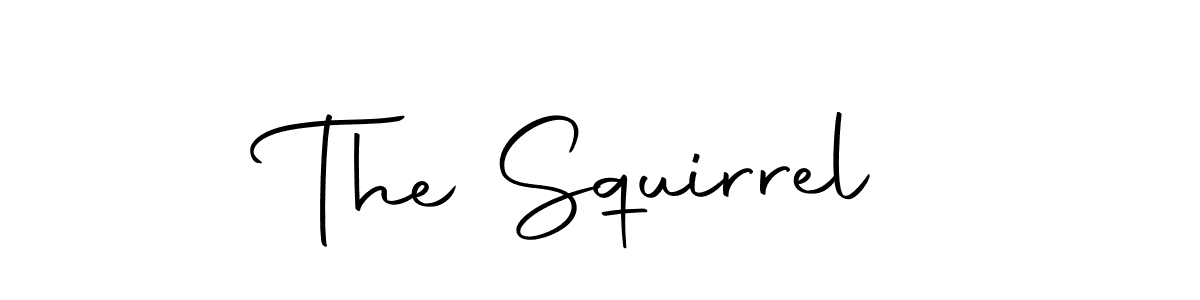 Create a beautiful signature design for name The Squirrel. With this signature (Autography-DOLnW) fonts, you can make a handwritten signature for free. The Squirrel signature style 10 images and pictures png