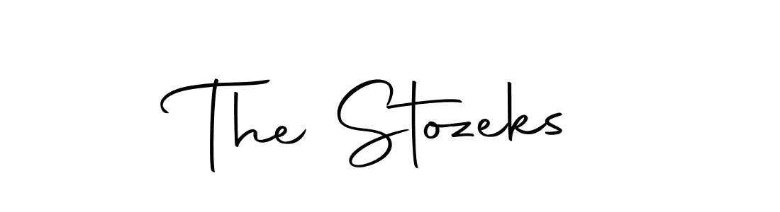 Make a beautiful signature design for name The Stozeks. With this signature (Autography-DOLnW) style, you can create a handwritten signature for free. The Stozeks signature style 10 images and pictures png