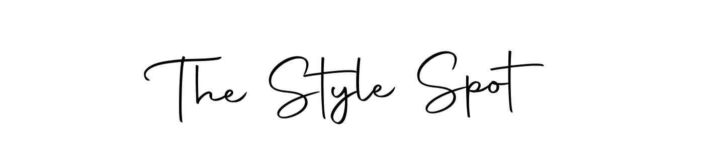 Design your own signature with our free online signature maker. With this signature software, you can create a handwritten (Autography-DOLnW) signature for name The Style Spot. The Style Spot signature style 10 images and pictures png