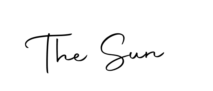 Make a short The Sun signature style. Manage your documents anywhere anytime using Autography-DOLnW. Create and add eSignatures, submit forms, share and send files easily. The Sun signature style 10 images and pictures png