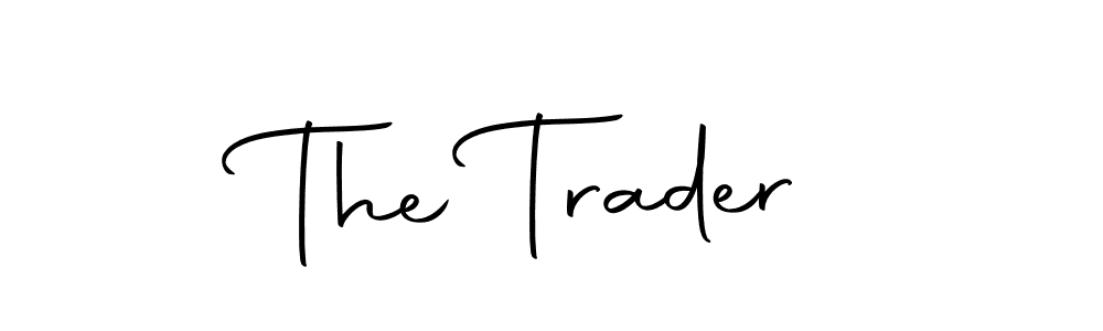 Use a signature maker to create a handwritten signature online. With this signature software, you can design (Autography-DOLnW) your own signature for name The Trader. The Trader signature style 10 images and pictures png