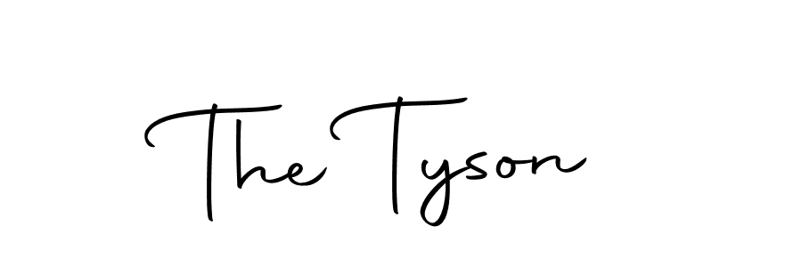 Use a signature maker to create a handwritten signature online. With this signature software, you can design (Autography-DOLnW) your own signature for name The Tyson. The Tyson signature style 10 images and pictures png