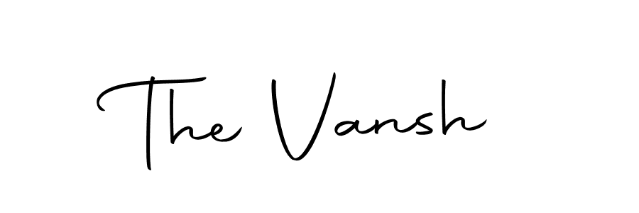 You can use this online signature creator to create a handwritten signature for the name The Vansh. This is the best online autograph maker. The Vansh signature style 10 images and pictures png