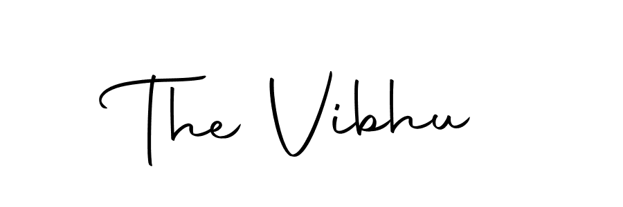 You should practise on your own different ways (Autography-DOLnW) to write your name (The Vibhu) in signature. don't let someone else do it for you. The Vibhu signature style 10 images and pictures png