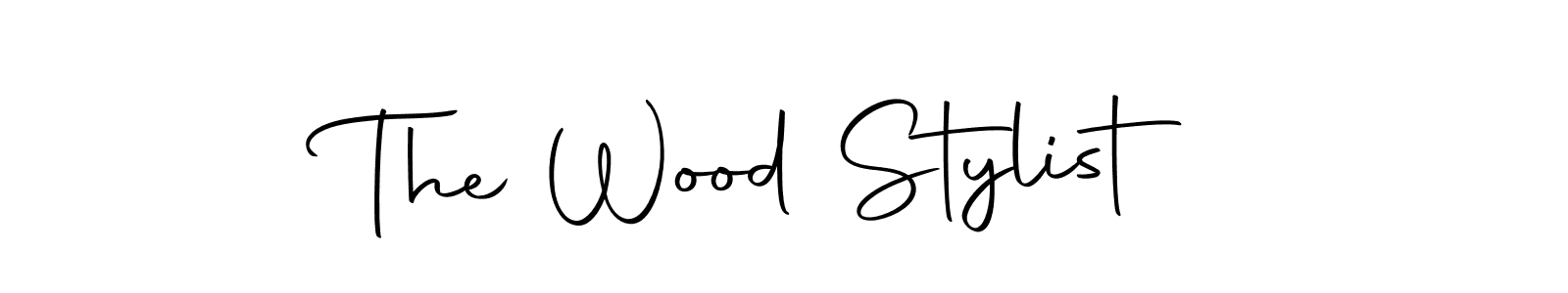 How to make The Wood Stylist name signature. Use Autography-DOLnW style for creating short signs online. This is the latest handwritten sign. The Wood Stylist signature style 10 images and pictures png