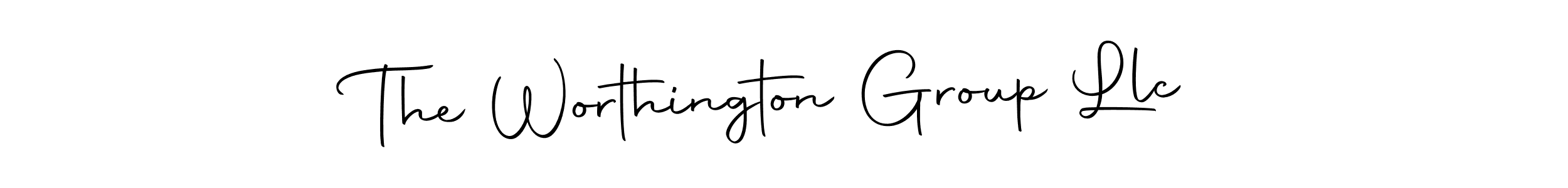 Use a signature maker to create a handwritten signature online. With this signature software, you can design (Autography-DOLnW) your own signature for name The Worthington Group Llc. The Worthington Group Llc signature style 10 images and pictures png