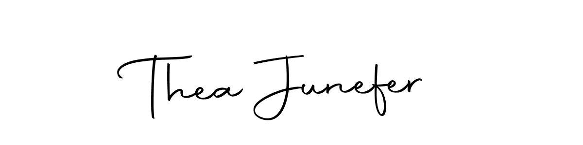 This is the best signature style for the Thea Junefer name. Also you like these signature font (Autography-DOLnW). Mix name signature. Thea Junefer signature style 10 images and pictures png