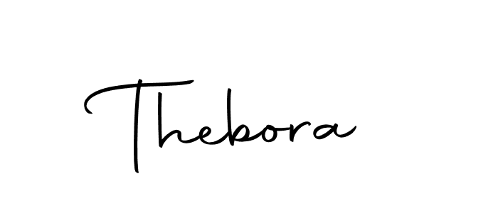 The best way (Autography-DOLnW) to make a short signature is to pick only two or three words in your name. The name Thebora include a total of six letters. For converting this name. Thebora signature style 10 images and pictures png