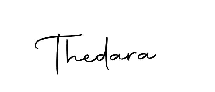 You should practise on your own different ways (Autography-DOLnW) to write your name (Thedara) in signature. don't let someone else do it for you. Thedara signature style 10 images and pictures png