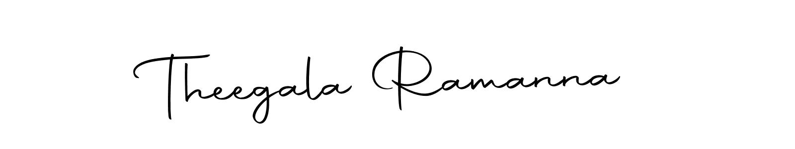 Make a beautiful signature design for name Theegala Ramanna. With this signature (Autography-DOLnW) style, you can create a handwritten signature for free. Theegala Ramanna signature style 10 images and pictures png