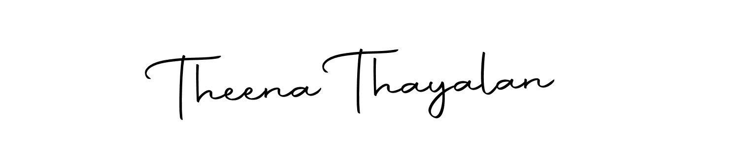 Use a signature maker to create a handwritten signature online. With this signature software, you can design (Autography-DOLnW) your own signature for name Theena Thayalan. Theena Thayalan signature style 10 images and pictures png